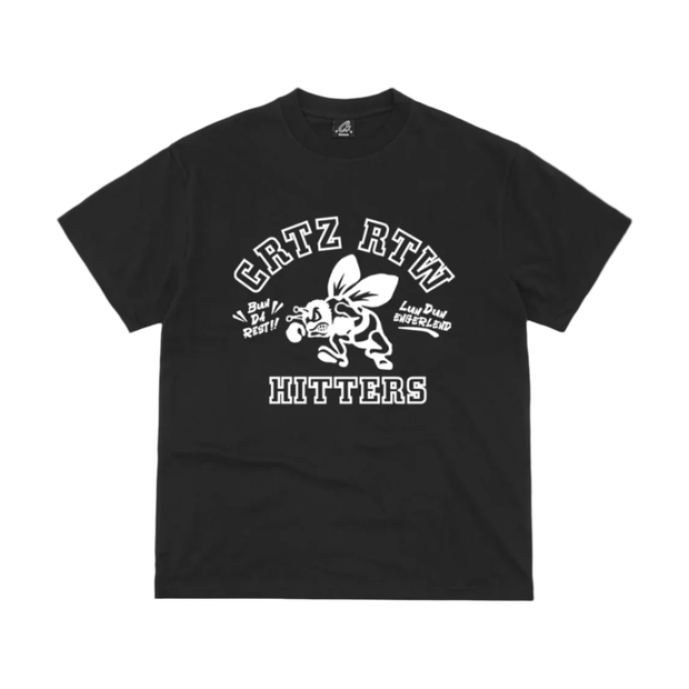 Sattars World Corteiz The Hitters Tee Black