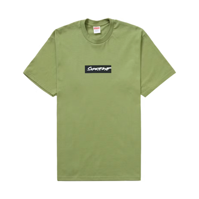 Sattars World Supreme Futura Box Logo Tee Moss