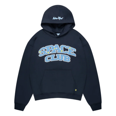 Sattars World Broken Planet Space Club Hoodie Outer Space Blue