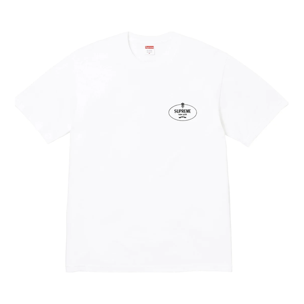 Sattars World Supreme Crest Tee (FW24) White