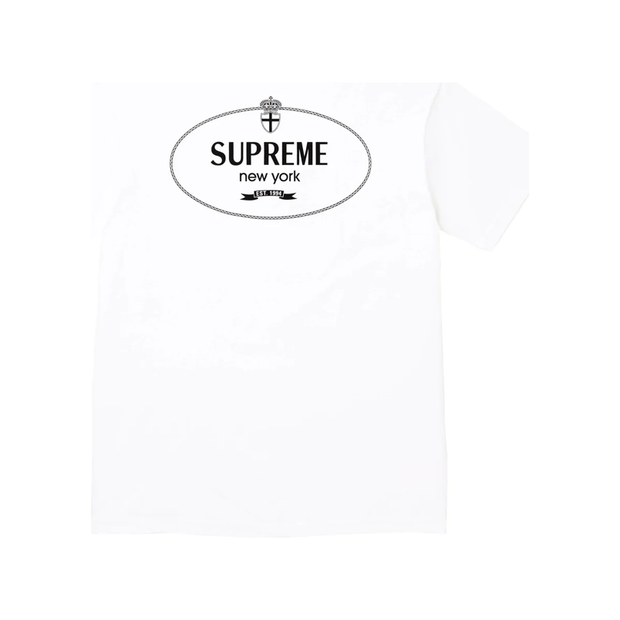 Sattars World Supreme Crest Tee (FW24) White