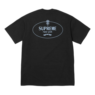 Sattars World Supreme Crest Tee (FW24) Black