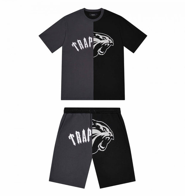 Sattars World Trapstar London Arch  Shorts Set – Black