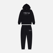 Sattars World Trapstar Chenille  Hooded Tracksuit - Black Camo Edition