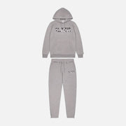 Sattars World Trapstar Chenille  Hooded Tracksuit - Grey Camo Edition