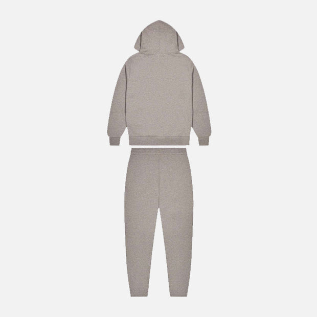 Sattars World Trapstar Irongate Arch Hooded Gel Tracksuit - Grey / Yellow