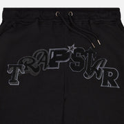 Sattars World Trapstar Wildcard Hooded Tracksuit - Black Edition