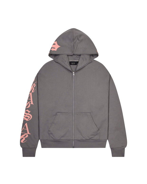 Sattars World Script Hoodie 2.0 - Grey/Pink