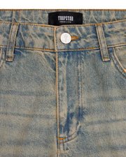 Sattars World Irongate Panel Denim Jeans - Sandy Blue