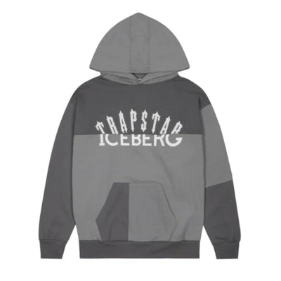 Sattars World Trapstar Iceberg Two Logo Hoodie Grey