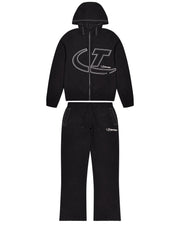 Sattars World Hyperdrive Shell Tracksuit - Black