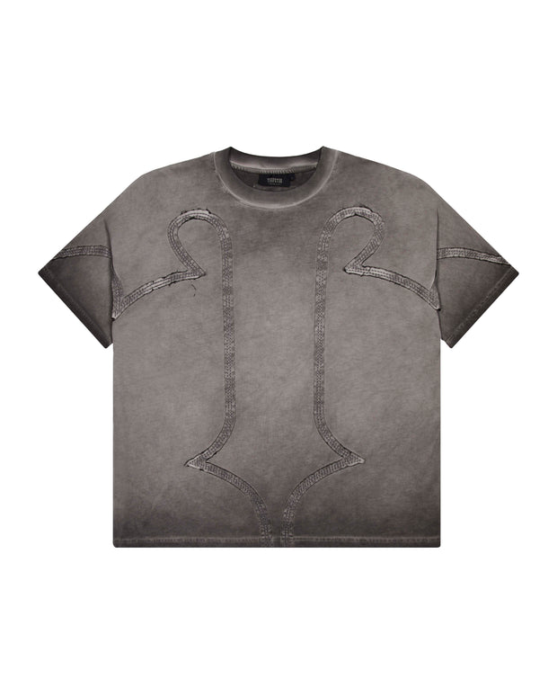 Sattars World Irongate Seam Tee - Oil Wash