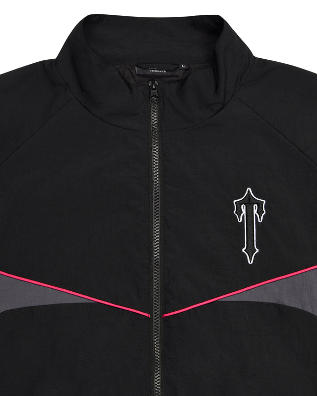 Sattars World Irongate Shell Tracksuit - Black/Pink