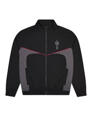 Sattars World Irongate Shell Tracksuit - Black/Pink