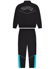 Sattars World Irongate Shell Tracksuit - Black/Teal