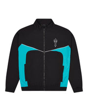 Sattars World Irongate Shell Tracksuit - Black/Teal