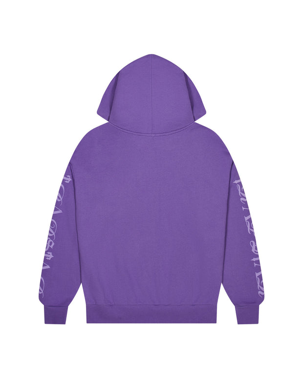 Sattars World Script Hoodie - Purple