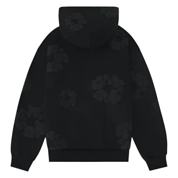 Sattars World Denim Tears Cotton Wreath Hoodie Black Monochrome