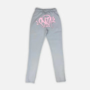 Sattars World Syna World Logo Tracksuit - Grey / Pink