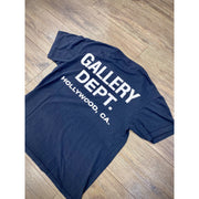 Sattars World Gallery Dept. Vintage Souvenir T-Shirt NAVY