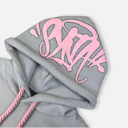 Sattars World Syna World Logo Tracksuit - Grey / Pink