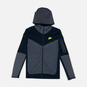 Sattars World Nike Tech Fleece Hoodie - Black / Anthracite / Volt